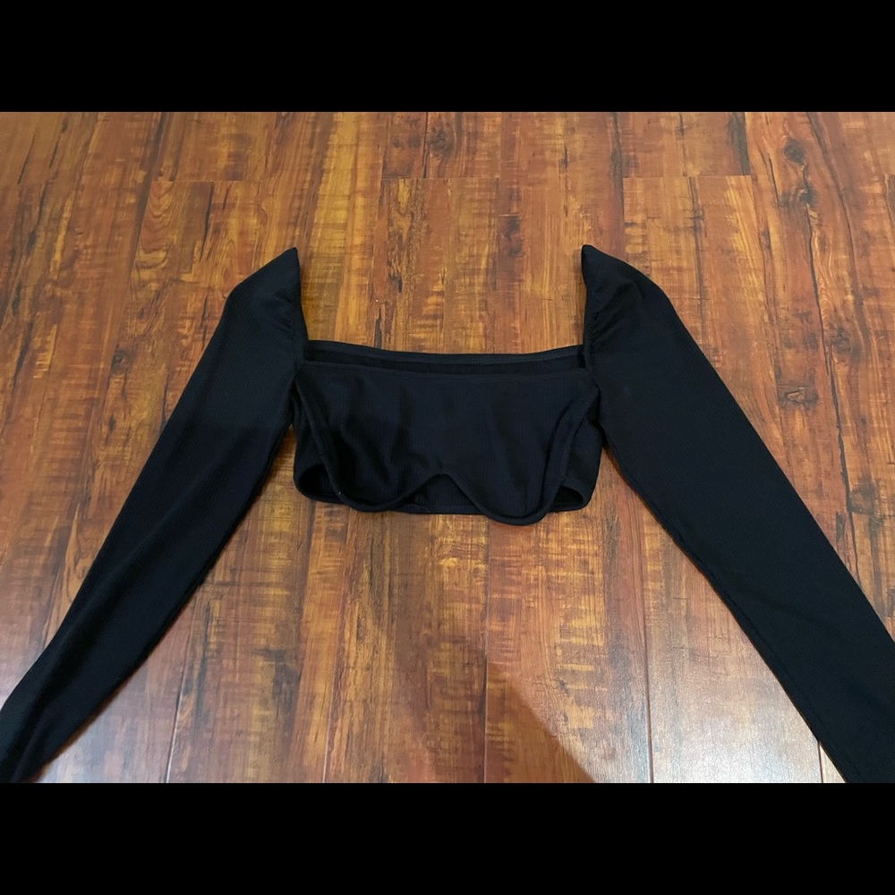 shein long sleeve crop